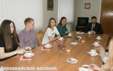 Студенты первых и вторых курсов встретились  с главой района Александром Дубовым