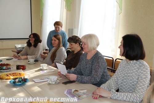 Встреча прошла в теплой, доверительной атмосфере за чашечкой чая