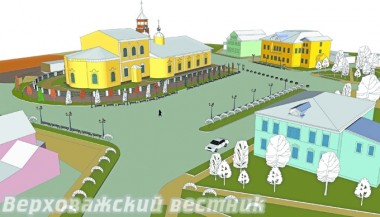 Проект реконструкции центральной площади Верховажья
