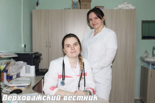 Светлана Королёва и Анна Лыкова помогали верховажским медикам в период пандемии