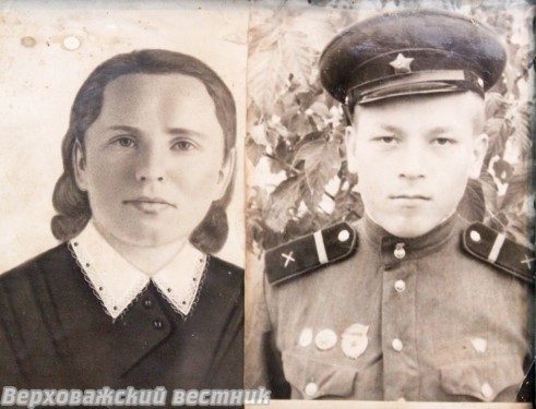 Ангелина Федоровна и Сергей Александрович Полоротовы в молодости